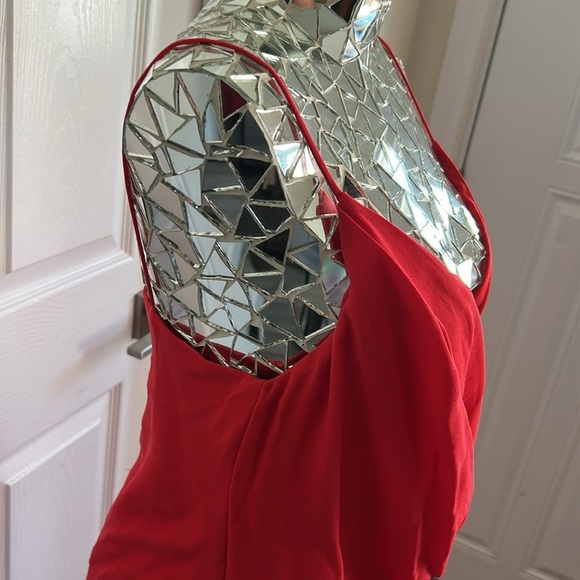 NICHOLAS Vibrant Red Asymmetrical Dress - Picture 6 of 8